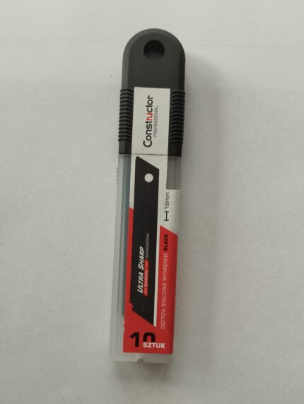 Ostrza Constructor 18mm Black Ultra Sharp SK2 10szt.