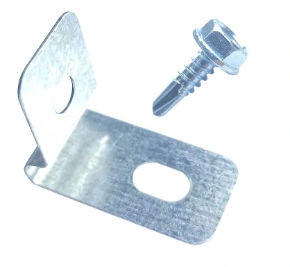 UCHWYT ZAWIJKA 1/2 - OCYNK + WKRĘT 4.8x19mm