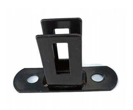 UCHWYT U ZE STOPKĄ ANTRACYT GRAFIT RAL7016