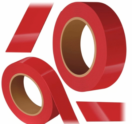 TAŚMA ELEKTROIZOLACYJNA CONSTRUCTOR CZERWONA 130mic x 19mm x 20m